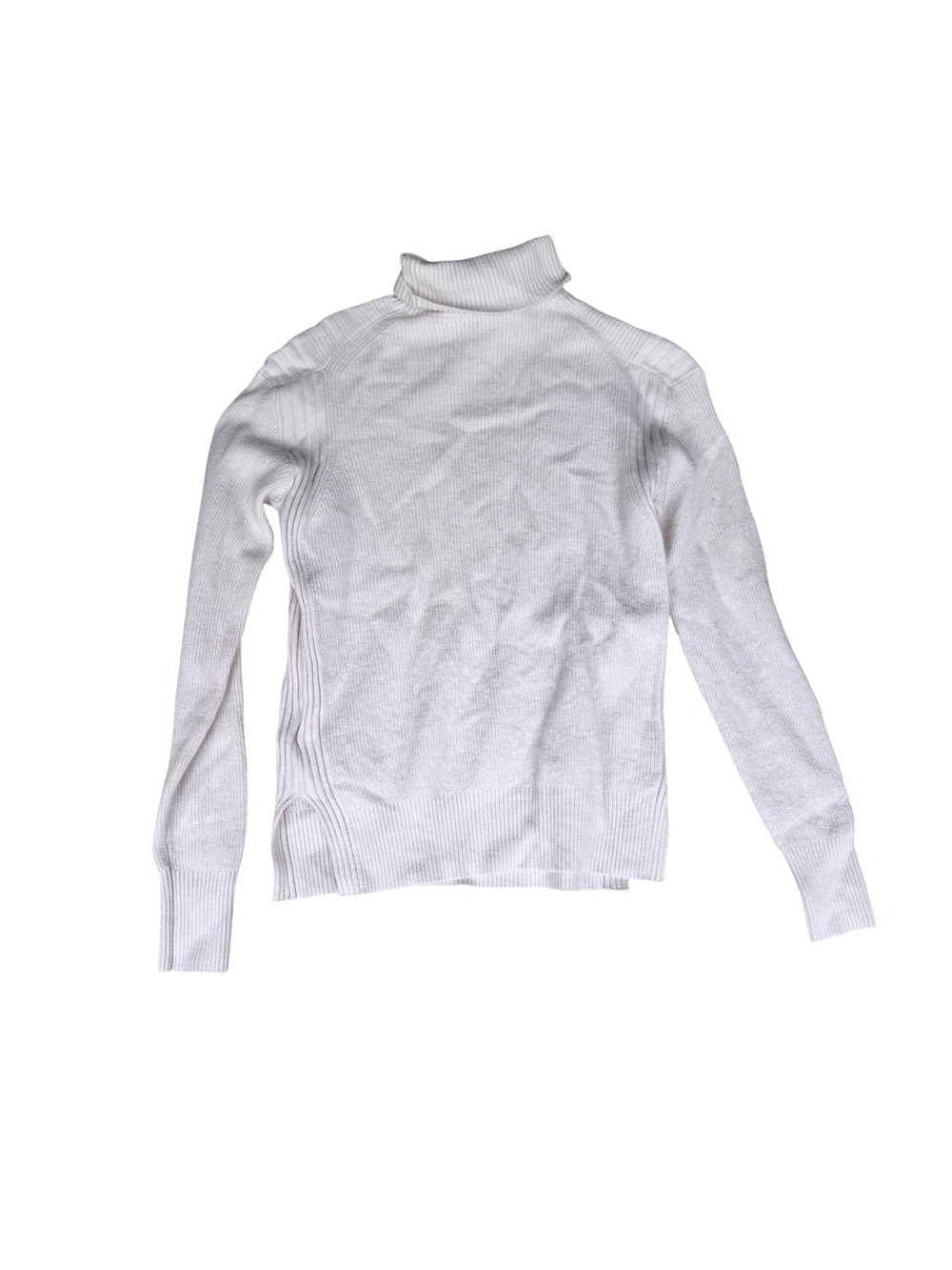 Ted Baker Soft Pink Turtleneck Rib-Knit Sweater